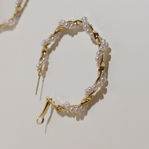 Gold Hoop Earrings - Picture 4 of 4